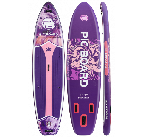 Skatinger Purple Fantasy Allround SUP deska – Stabilnost, Ravnotežje, Slog