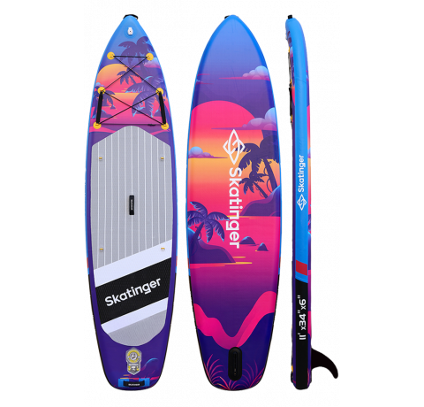 Skatinger Sunset Allround SUP deska – Ravnotežje, Hitrost, Svoboda