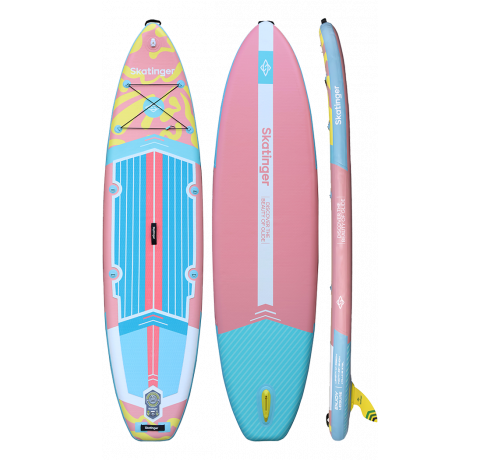 Skatinger White Night Glow SUP deska – Stabilnost, Udobje, Sprostitev