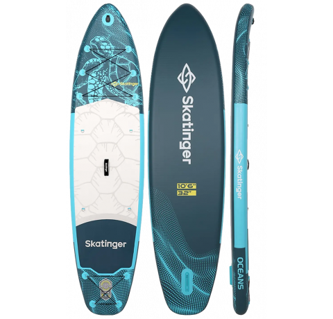 Skatinger Turtle Allround Paddle SUP Deska – Vzdržljivost, Udobje, Edinstvenost