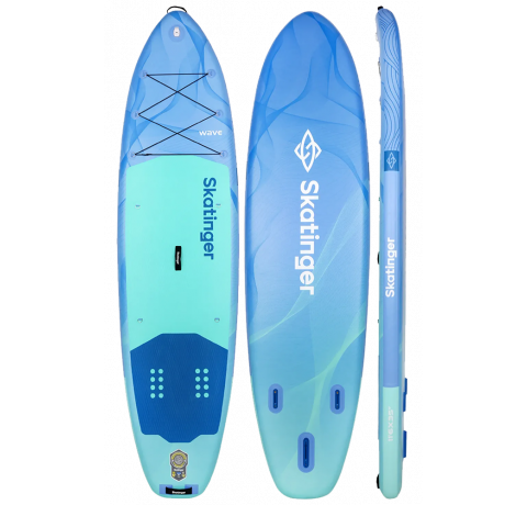 Skatinger Wave Blue Allround SUP deska – Stabilna, Varna, Močna