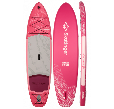 Skatinger Seahorse Pink Touring SUP-deska za veslanje – eleganca, udobje in svoboda