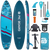 Skatinger Camouflage Blue Allround SUP deska – Moč, Stabilnost, Nadzor