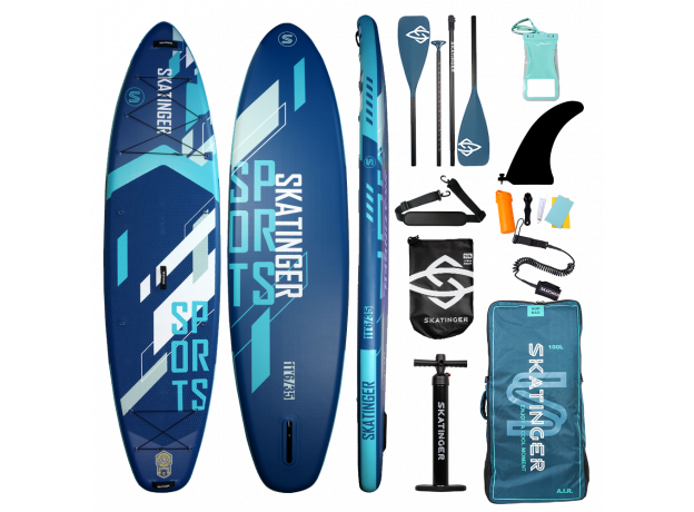 Skatinger Blue Sports Yoga SUP deska – Stabilnost, Ravnotežje, Nadzor