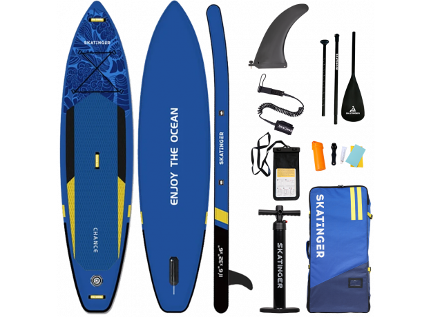 Skatinger Chance Blue Allround SUP deska – Vsestranskost, Stabilnost, Nadzor