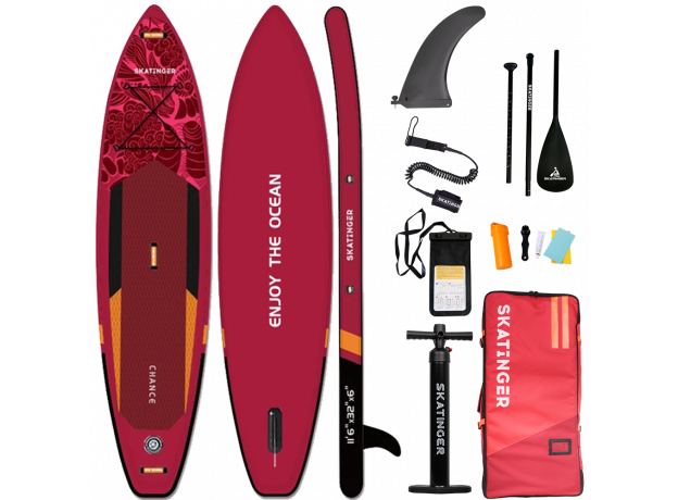 Skatinger Chance Red Allround SUP deska – Okretnost, Moč, Zanesljivost