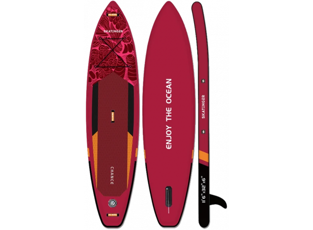 Skatinger Chance Red Allround SUP deska – Okretnost, Moč, Zanesljivost