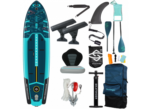 Skatinger Fishing Paddle SUP deska – Stabilnost, Prostor, Zmogljivost