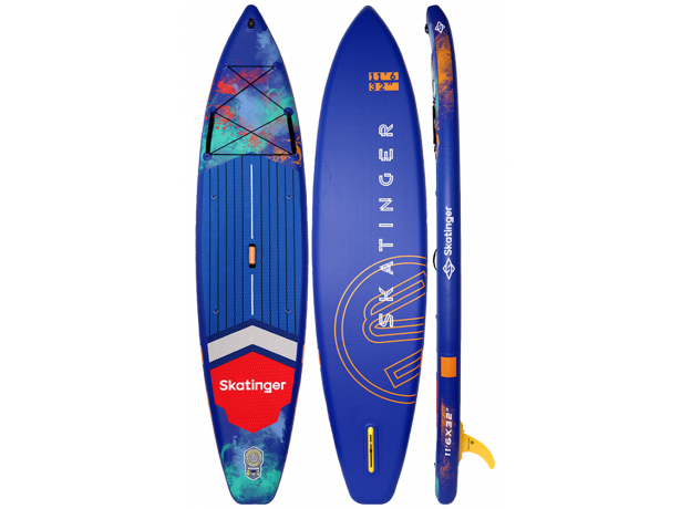 Skatinger Interstellar Blue Touring SUP deska – Stabilnost, Slog, Vsestranskost