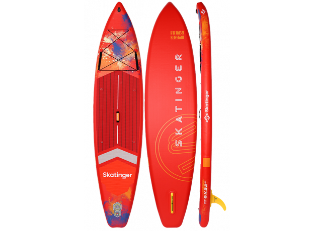 Skatinger Interstellar Red Touring SUP deska – Energija, Slog, Zmogljivost