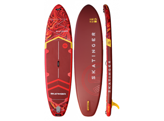 Skatinger Magma Red Allround SUP Deska – Pretok, Zmogljivost in Energija