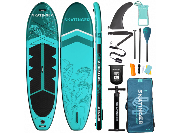 Skatinger Octopus Allround SUP Deska – Moč, Stabilnost, Nadzor