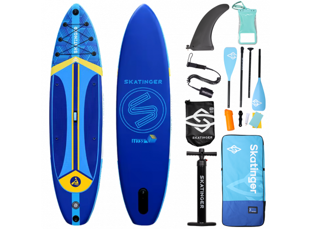 Skatinger Plans Blue Touring SUP deska – Zmogljivost, Udobje, Raziskovanje