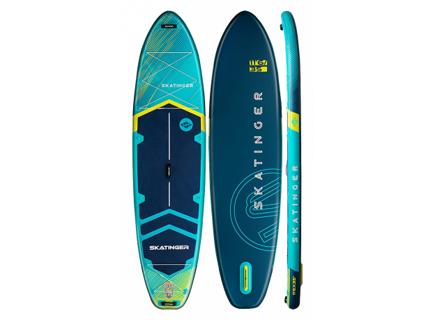 Skatinger Prana Light Blue Allround SUP deska – Stabilnost, Udobje in Lahkotnost
