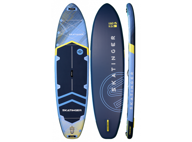 Skatinger Sky Blue Allround SUP deska – Ravnotežje, Natančnost in Udobje