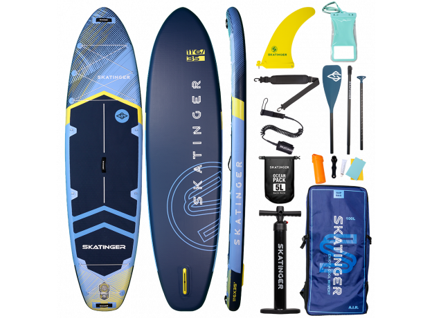 Skatinger Sky Blue Allround SUP deska – Ravnotežje, Natančnost in Udobje