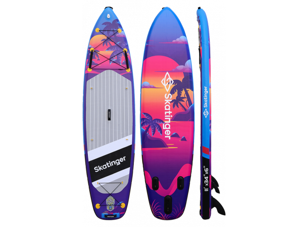 Skatinger Upgraded Sunset Allround SUP deska – Nadzor, Tok, Vzdržljivost
