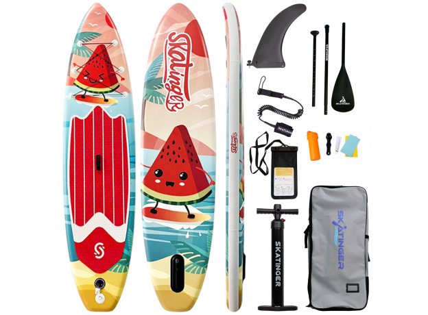 Skatinger Watermelon Allround SUP deska – Zabava, Stabilnost, Ravnotežje