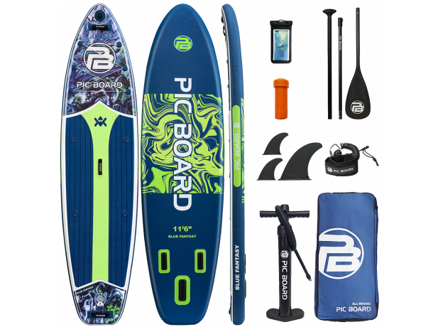 Skatinger Blue Fantasy Allround SUP deska – Energija, Udobje, Nadzor