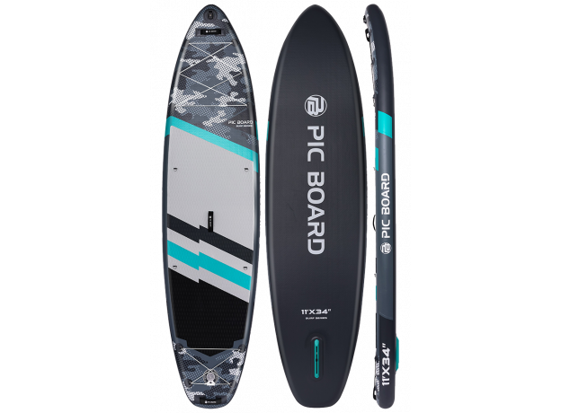 Skatinger Camouflage Grey Allround SUP deska – Moč, Širina, Zanesljivost