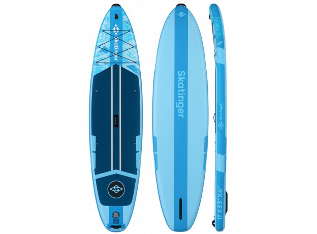 Skatinger Ice Age Blue Touring SUP deska – Umirjenost, Jasnost, Nadzor