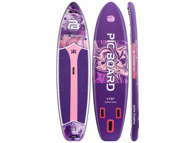 Skatinger Purple Fantasy Allround SUP deska – Stabilnost, Ravnotežje, Slog