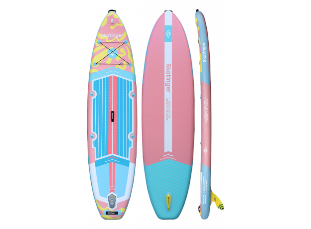 Skatinger White Night Glow SUP deska – Stabilnost, Udobje, Sprostitev