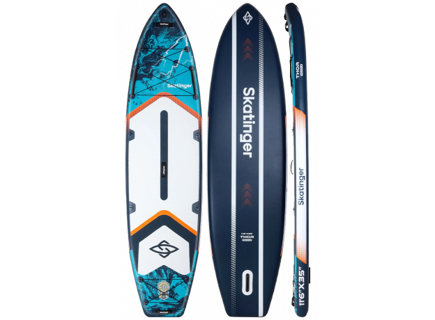 Skatinger Thor Blue Allround Paddle SUP Deska – Lahka, Gladka, Nadzor