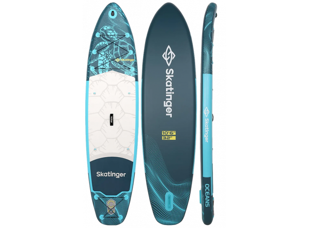Skatinger Turtle Allround Paddle SUP Deska – Vzdržljivost, Udobje, Edinstvenost