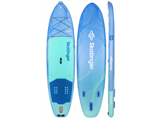 Skatinger Wave Blue Allround SUP deska – Stabilna, Varna, Močna