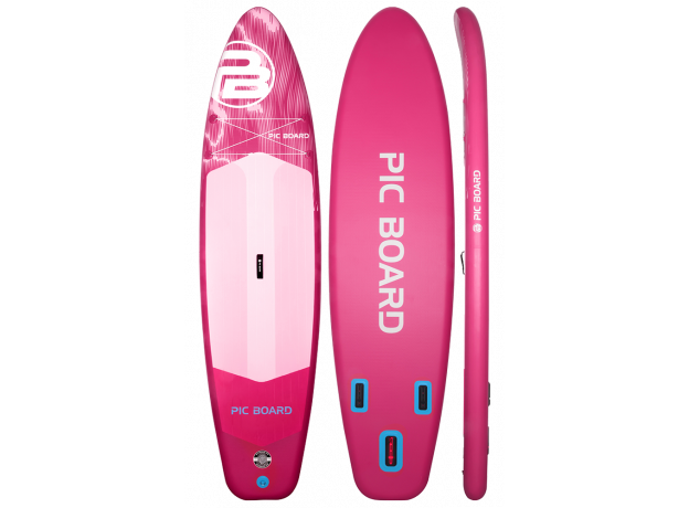 Skatinger Aurora Pink večnamenska SUP-deska za veslanje – prostorna, igriva in opolnomočujoča