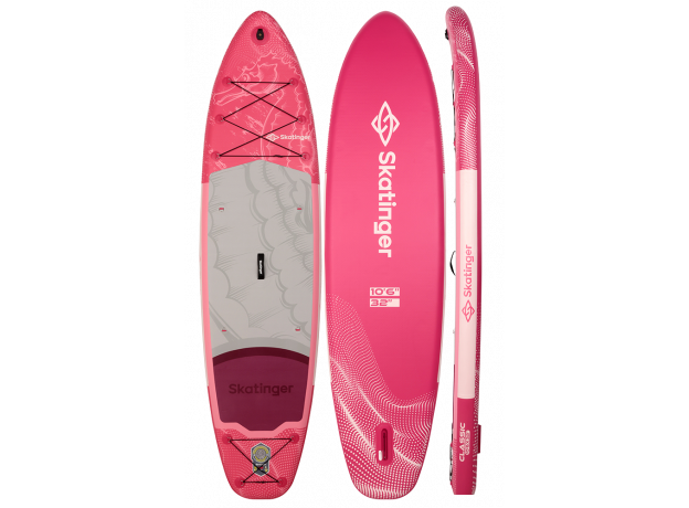 Skatinger Seahorse Pink Touring SUP-deska za veslanje – eleganca, udobje in svoboda