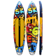 Skatinger Graffiti Yellow Touring SUP deska – Drznost, Kontrast, Zmogljivost